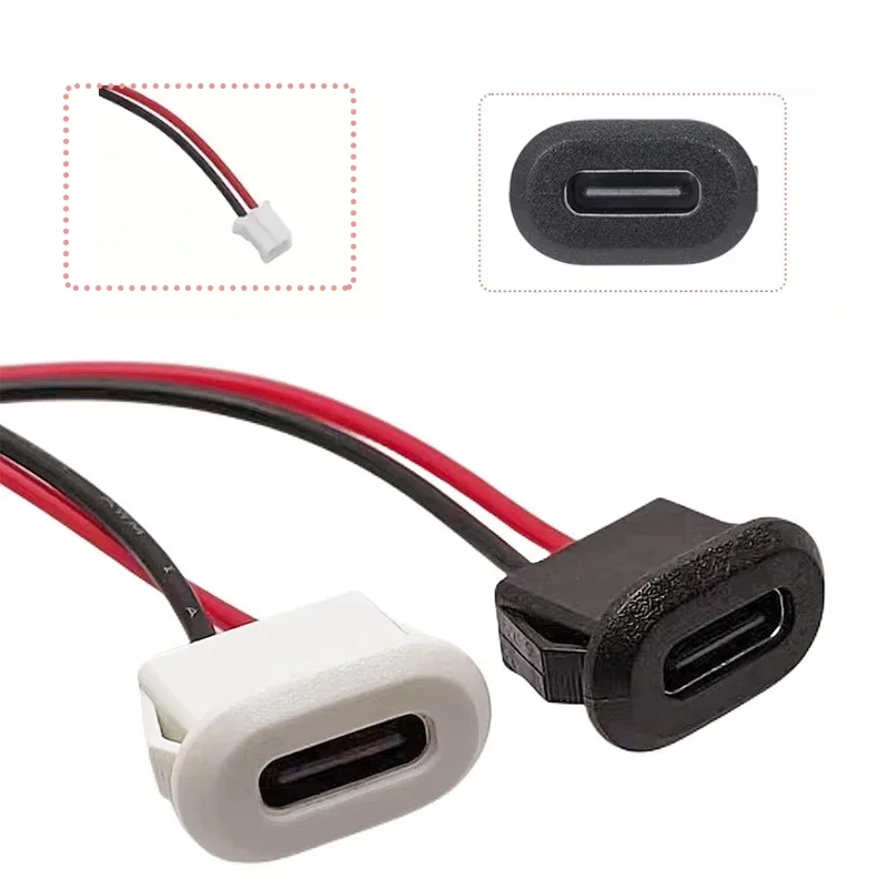 5PCS USB 2.0 직접 압력 용접 와이어 유형 어머니 램프 장난감 충전 포트 테이블 램프 정밀 기기 충전 포트