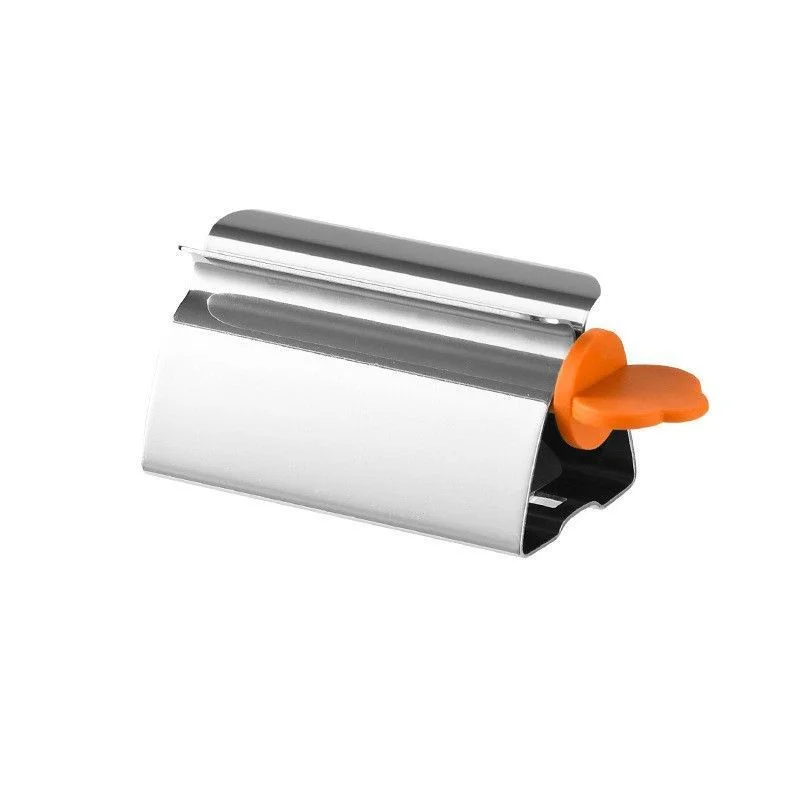 욕실 액세서리 치약 압착기 튜브 롤러 스테인레스 스틸 압착기 롤러 연고 화장품 용 디스펜서 회전