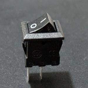 15PCS 미니 로커 스위치 SPST 검정색 흰색과 빨간색 빠른 배선 스위치 버튼 AC250V3A/125V6A 2 핀 I/10*15mm ON-OFF 로커