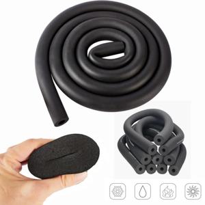6-32MM 고무 스폰지 튜브 에어컨 태양열 온수기 물 파이프 슬리브 1.8m 단열 단열 파이프