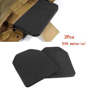 1 쌍 Airsoft 전술 조끼 EVA 플레이트 바디 아머 캐리어 조끼 삽입 폼 SAPI 충격 플레이트 사냥 페인트 볼 CS 전쟁 게임