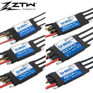 ZTW 샤크 G2 RC 보트용 방수 브러시리스 ESC, 20A, 30A, 40A, 50A, 60A, 80A, 100A, 2-4S, 2-6S, 32 비트 트러스트