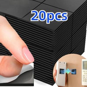 20PCS 사각형 자석 시트 자기 접착 자석 가정용 사무실에 대 한 부드러운 자기 시트 유연한 스티커 공예 냉장고 장식