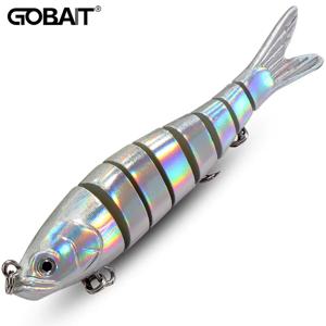 GOBAIT Swimbait 11g 16g 27g 멀티 조인트 루어 느린 싱킹 바이오닉 세그먼트 Pesca Bass Treble Hook 잉어 낚시 태클 하드 미끼