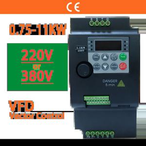 모터 속도 제어 인버터용 경제적인 미니 VFD 가변 주파수 드라이브 컨버터, 220V, 0.75KW, 1.5KW, 2.2KW, 1HP, 2HP, 3HP