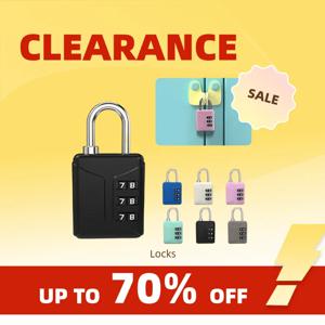 Clearance_1pc 비밀번호 잠금 조합 잠금 장치 4 자리 플라스틱 야외 방수 자물쇠 학교 체육관 사물함, 스포츠