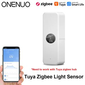 Tuya ZigBee 광 센서 휘도 감지기 스마트 홈 조명 센서는 스마트 라이프와 함께 작동합니다.