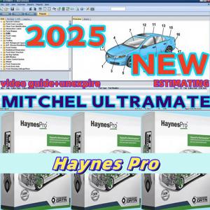 2025 최신 Mitchell Ultramate 7 완전한 고급 추정 시스템 + Ultra Patch & HAYNES PRO Vivid 2015.1 자동차 워크샵