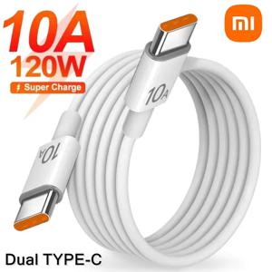 고속 충전기 PD 듀얼 USB C에서 C 타입 고속 충전 케이블, 삼성 Mi용 범용 전송 와이어 코드, 120W 10A