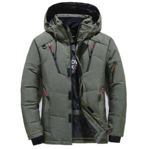 겨울 자켓 남성 캐주얼 다운 따뜻한 후드 코트 남성 패션 아웃웨어 윈드 브레이커 Thicken Parkas Casaco Masculino 브랜드 의류