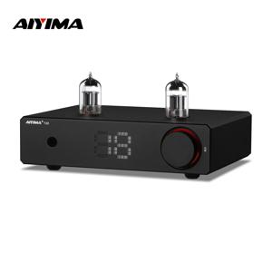 AIYIMA T20 진공관 프리앰프 ECC83 완전 밸런스드 프리앰프 RCA XLR 입력 HiFi 스테레오 DAC AMP 12V 트리거 출력