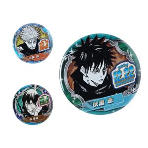 58mm 애니메이션 Jujutsu Kaisen 생일 Kōkichi Mutā ‌   Ultimate Machamaru Gojo Satoru 코스프레 의상 배지 핀 SPTE Tinplate 브로치
