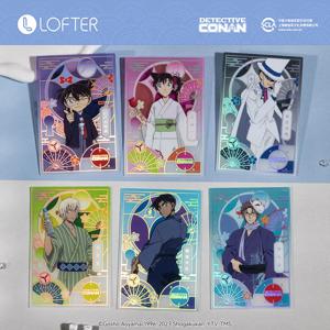LOFTER 코난 모리 란 쿠로바 카이토 하토리 히지 오키야 스바루 아모로 중국 공식 인증 PVC 투명 카드