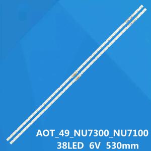 LED Strip(2) Samsung 49NU7100 UN49NU7100 UN49NU7100AG UN49NU7100G UN49NU7300 UE49NU7300U UE49NU7170U UE49NU7015 UE49NU7100U
