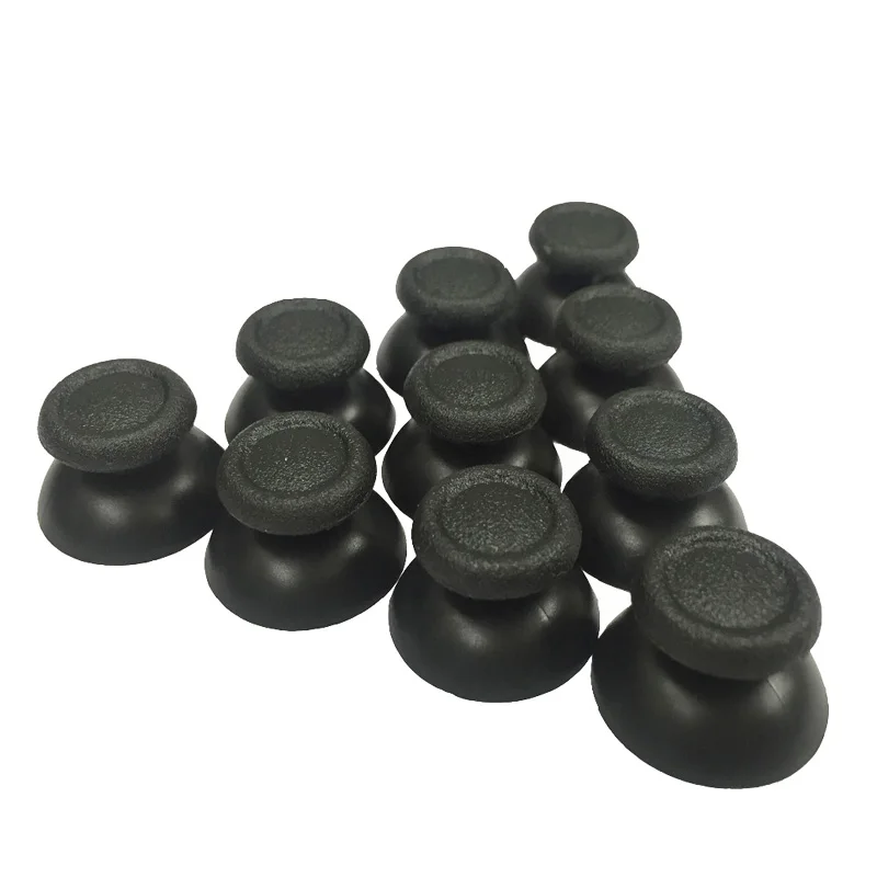 1Set/10Pcs 플라스틱 블랙 아날로그 썸 스틱 엄지 스틱 PlayStation 4 PS4 Pro 컨트롤러 교체 고품질 썸 스틱 캡