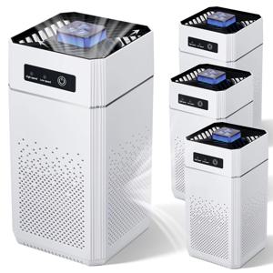 공기 청정기 USB 휴대용 공기 청정기, 가정용 자동차 주방용 교체 가능한 필터가있는 아로마 테라피 연기 냄새 필터