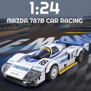 Cada 1:24 테크니컬 드리프트 레이싱 카, C42 럭셔리카 로고 모델 빌딩 블록, 도시 지구력 스포츠카 브릭 장난감, 어린이 선물