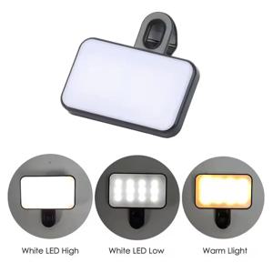 아이폰 IPad 휴대 전화 노트북 클립 플래시 채우기 비디오 사진 Ringlight 사진 램프에 대 한 포켓 LED Selfie 빛