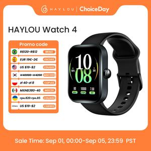 HAYLOU Watch 4 GPS Smartwatch 1.93'' HD 디스플레이 블루투스 전화 통화 건강 모니터링 IP68 방수 스마트 스포츠 시계