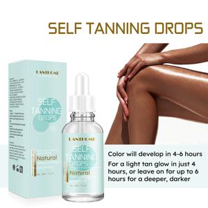 30ml 셀프 태닝 드롭 바디 셀프 태너 바디 스킨 케어를 위한 자연스러워 보이는 태너를 위한 선리스 태닝 로션