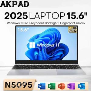 15.6인치 노트북 컴퓨터 인텔 셀러론 N5095 노트북 PC 게이머 16GB DDR4 128GB-2TB SSD 오피스 스터디 PC 윈도우 11 1080P 노트북