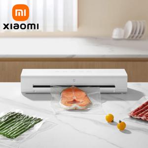 XIAOMI MIJIA 자동 진공 실러, 원버튼 -70kPa 전원, 건식 및 습식, 진공 백 10개 포함 300mm 씰, 어댑터 포함 CN 버전