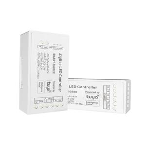 Tuya Zigbee LED 컨트롤러 스마트 APP RGBCCT 15A 5-24V 수명 12V 180W Alexa 5CH RGBCW 색온도 LED 스트립 컨트롤러