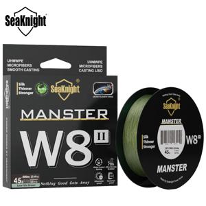 SeaKnight 브랜드 W8 II 시리즈 8 가닥 낚시 라인 고급 광각 기술 땋은 PE 라인 민물 바닷물 낚시