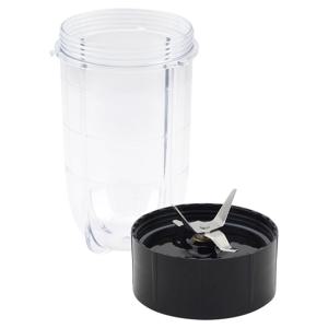 매직 불릿용 교체 부품, 크로스 블레이드 + 16Oz 컵 세트, 250W MB1001 믹서기 호환