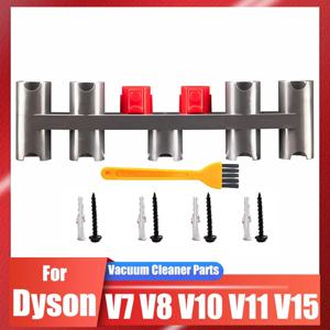 행어 다이슨 V7, V8, V10, V11, V15 진공 청소기, 브러시 헤드, 깍지 청소 액세서리, 브래킷 보관 선반 도구 거치대