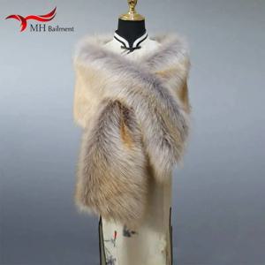 32 색상 165*30cm 여성 럭셔리 따뜻한 가짜 여우 모피 목도리 겨울 숙녀 플러시 스카프 랩 망토 코트 웨딩 롱 케이프 스카프