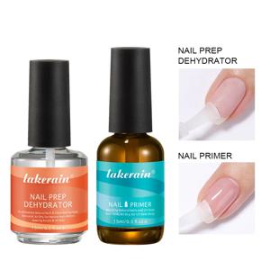 2Pcs 15ml 네일 프라이머 네일 용 빠른 공기 건조 준비 탈수기베이스 프라이머 젤 매니큐어 도구 용 첫 번째 손톱 젤
