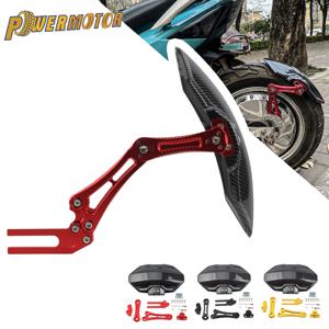 범용 오토바이 조정 가능한 알루미늄 합금 뒷바퀴 펜더 머드 가드 Yamaha Honda Kawasaki Suzuki CFMOTO 위 및 기타