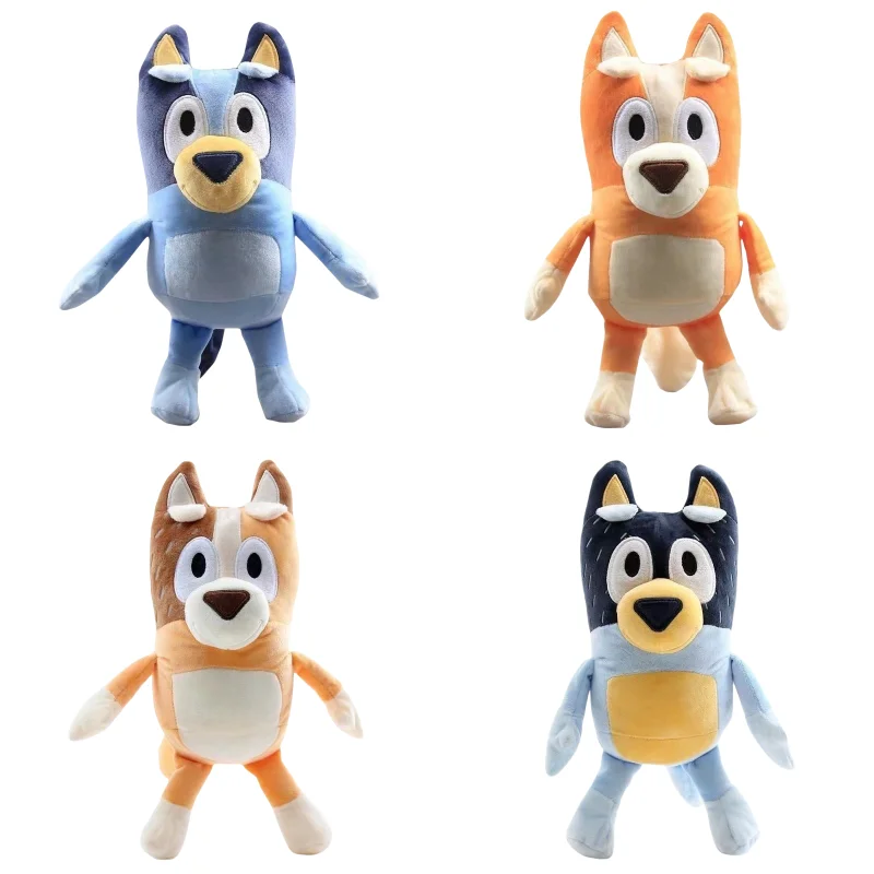 28/40CM Bluey 가족 플러시 장난감 귀여운 시뮬레이션 애완 동물 강아지 순찰 빙고 자매 카와이 플러시 아이의 장난감 인형 크리스마스 생일 선물