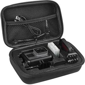 GoPro Hero 용 휴대용 스토리지 EVA 액션 카메라 케이스 12 11 10 9 8 7 Black Xiaomi Yi 4K Sjcam Sj4000 Eken Box OSMO EKEN H9