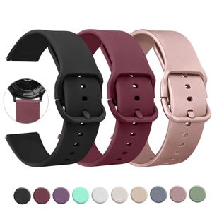 Amazfit GTS 4/3/2e/GTS2 Mini/GTR 42mm/47mm/GTR 4/3 Pro/2/2e 스포츠 팔찌 Amazfit bip 시계 스트랩 용 20mm/22mm 실리콘 밴드