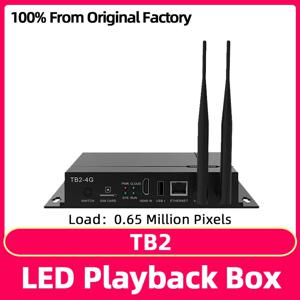 Novastar TB2 멀티미디어 재생 상자 USB 포트 WiFi 컨트롤러 HUB75 풀 컬러 모듈 LED 디스플레이 화면 비디오 프로세서