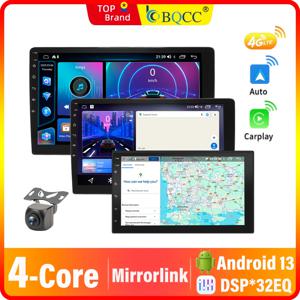 BQCC 4 코어 2 딘 자동차 라디오, 안드로이드 11, 4G, GPS, 자동차 오디오, 와이파이, BT, IPS, 자동차 멀티미디어 플레이어, 안드로이드 11, 7 인치, 9 인치, 10 인치