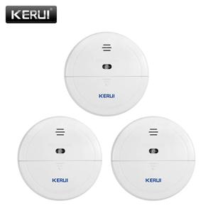 KERUI 무선 가정용 연기 감지기, 화재 방지 소방관 센서, 상점 집 보안 경보 시스템, S20 연기 센서, 80db
