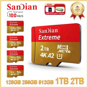오리지널 마이크로 TF SD 카드, 128GB 플래시 클래스 10 SD 카드, 256GB 메모리 카드, 512GB 메모리 카드, 휴대폰, 카메라, 태블릿, 드론용