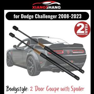 닷지 챌린저 2008-2023 용 리어 테일게이트 댐퍼, 2 문짝 쿠페, 10kg 스포일러, 용수철 트렁크 가스 스트럿 리프트 지지대 포함, 2 개