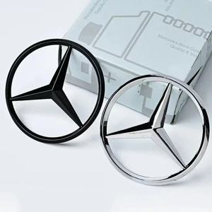 3d ABS 블랙 뒷 트렁크 스타 로고 메르세데스 벤츠 W203 W204 W205 W212 W213 W176 W177 W222 W223 W117 W246 X156 X253 액세서리