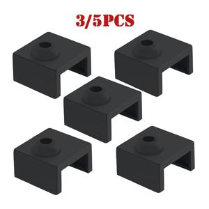 프린터 실리콘 양말은 MK7 MK8 MK10에 적합 CR-10 Ender3 용 알루미늄 J 헤드 핫 엔드 압출기 히터 블록 커버