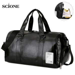가죽 체육관 가방 피트니스 훈련 스포츠 가방 남성 여성 Sac De Sport Gymtas 여행 수하물 여행 야외 요가 가방 XA627A