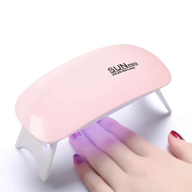 미니 네일 램프 자외선 LED 젤 폴란드어 경화 핑크 화이트 네일 건조기 기계 휴대용 USB UV 홈 손톱 건조 도구 램프 젤 광택
