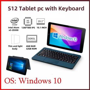 4GB 램 64GB 저장용량 64비트 윈도우 10 태블릿 10.1인치 1920*1200 IPS HD-MI 포트 1개 USB 3.0 쿼드 코어 인텔 아톰 x5-Z8350 CPU