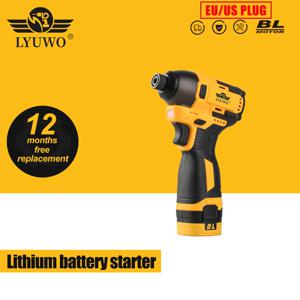 LYUWO 16.8V 전기 드릴 드라이버 140N. M 임팩트 무선 드릴 비트 가정용 다기능 전기 드라이버 도구