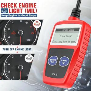 Obd2 스캐너 진단 도구, 코드 리더 및 모든 자동차/트럭/SUV용 라이브 데이터로 재설정, 범용 오류 코드 지우기 도구