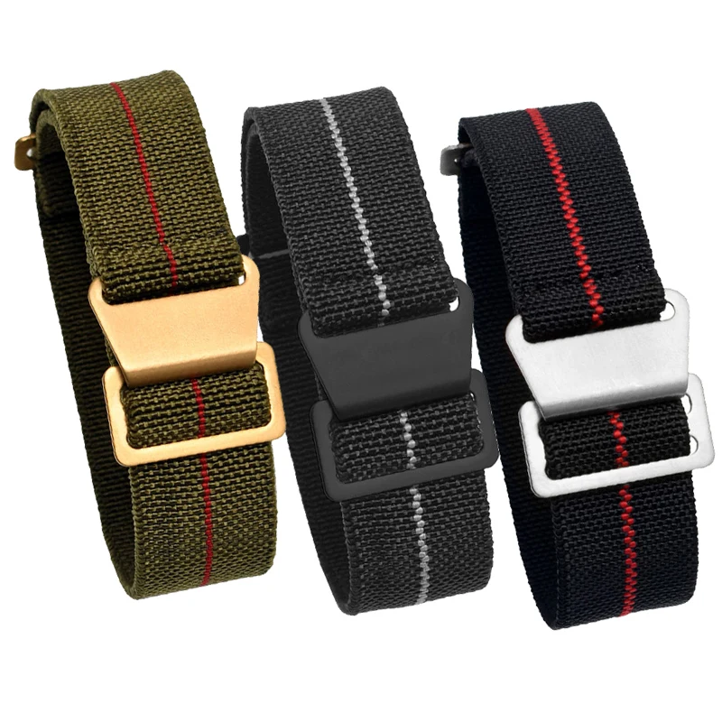 삼성 갤럭시 시계 용 20mm 22mm 탄성 나일론 밴드 Amazfit 나일론 시계 군대 낙하산 가방 시계 밴드 용 3 41 45mm 스트랩