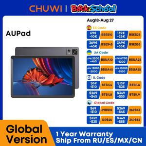 CHUWI 태블릿 AuPad 안드로이드 14 태블릿, 10.95 인치 FHD + 2K 디스플레이, 스냅드래곤 685, 8GB RAM, 128GB ROM, 13MP AF, 후면 7000mAh, 18W, 4G LTE 탭
